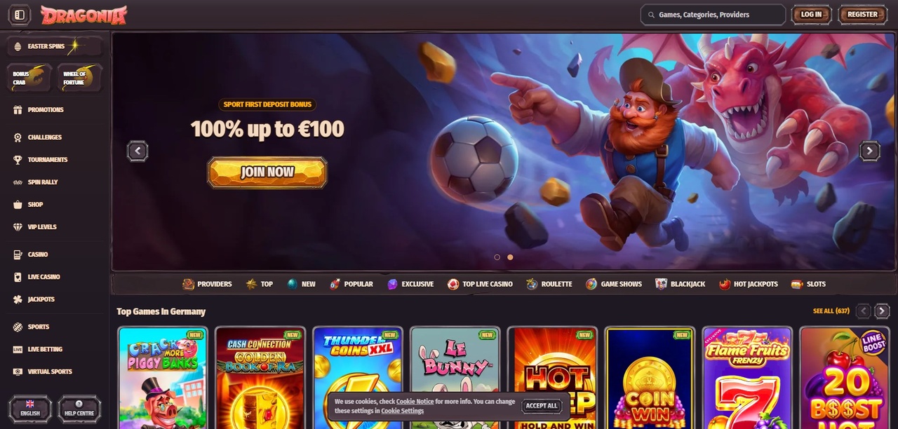 Dragonia Casino - Recensione Completa 2026 Casino